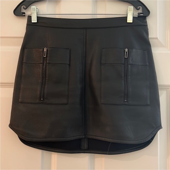 BCBGMaxAzria Dresses & Skirts - BCBG Maxazria Faux Leaher Skirt